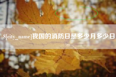 沧县我国的消防日是多少月多少日