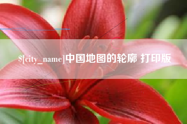 沧县中国地图的轮廓 打印版