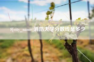 沧县消防大学分数线是多少