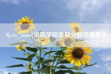 沧县消防学校录取分数线是多少