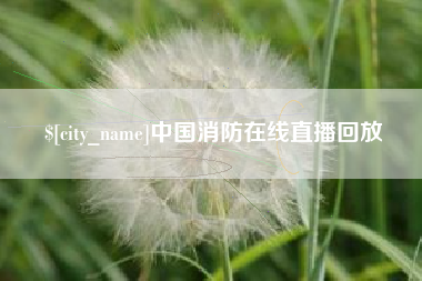 沧县中国消防在线直播回放