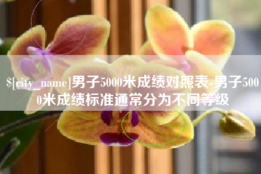 沧县男子5000米成绩对照表-男子5000米成绩标准通常分为不同等级
