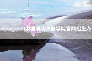 沧县中国消防救援学院官网招生办