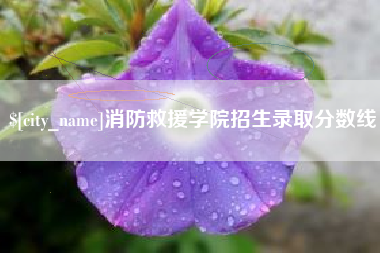沧县消防救援学院招生录取分数线