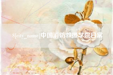 沧县中国消防救援学院日常