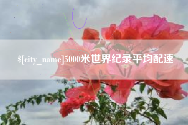 沧县5000米世界纪录平均配速