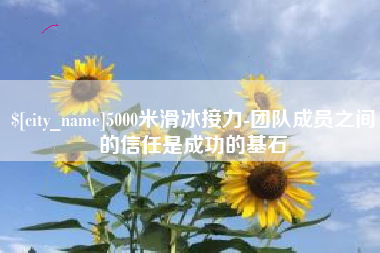 沧县5000米滑冰接力-团队成员之间的信任是成功的基石