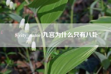 沧县九宫为什么只有八卦