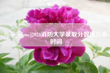 沧县2024消防大学录取分数线公布时间