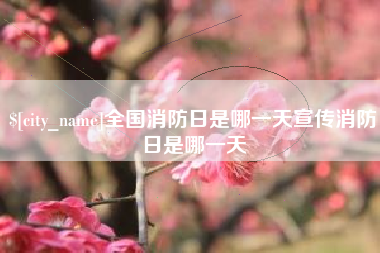 沧县全国消防日是哪一天宣传消防日是哪一天