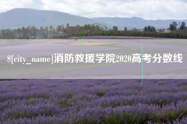 沧县消防救援学院2020高考分数线