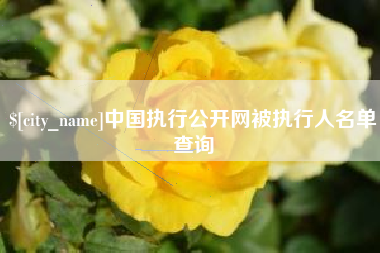 沧县中国执行公开网被执行人名单查询