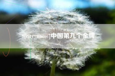 沧县中国第九个金牌