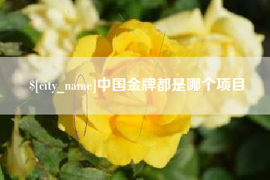 沧县中国金牌都是哪个项目