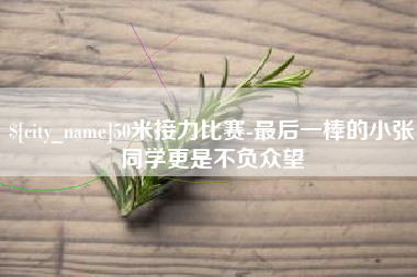沧县50米接力比赛-最后一棒的小张同学更是不负众望