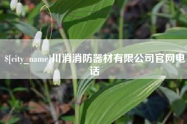 沧县川消消防器材有限公司官网电话