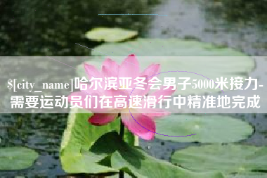 沧县哈尔滨亚冬会男子5000米接力-需要运动员们在高速滑行中精准地完成