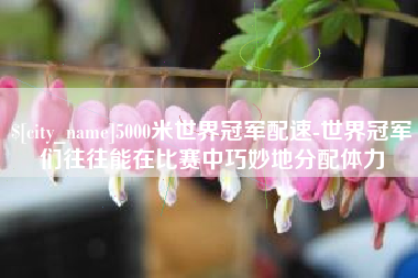 沧县5000米世界冠军配速-世界冠军们往往能在比赛中巧妙地分配体力