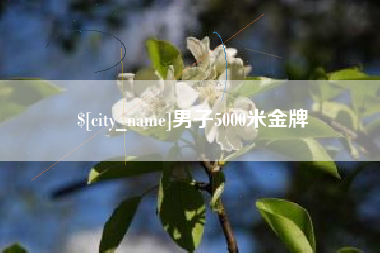 沧县男子5000米金牌