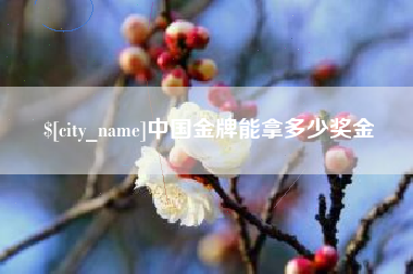 沧县中国金牌能拿多少奖金