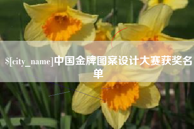 沧县中国金牌图案设计大赛获奖名单
