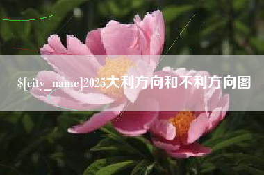 沧县2025大利方向和不利方向图