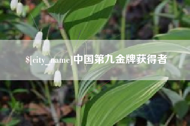 沧县中国第九金牌获得者