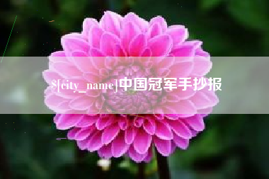 沧县中国冠军手抄报
