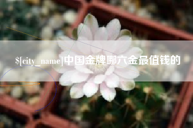沧县中国金牌哪六金最值钱的