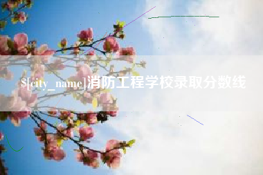 沧县消防工程学校录取分数线