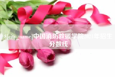 沧县中国消防救援学院2021年招生分数线