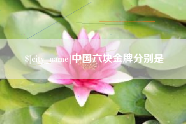 沧县中国六块金牌分别是