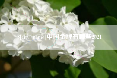 沧县中国金牌有哪些2021