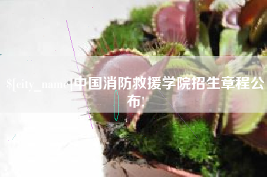 沧县中国消防救援学院招生章程公布!